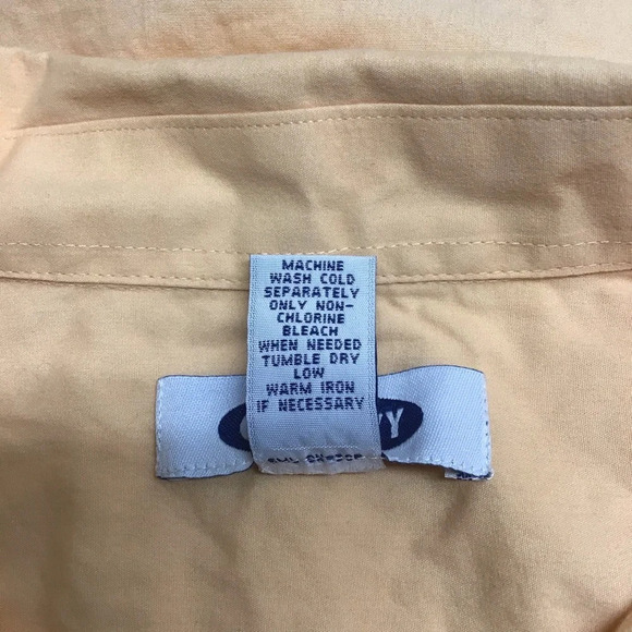 Old Navy Orange Long Sleeve Button Down Shirt - Size XXL - Picture 5 of 5